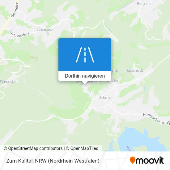 Zum Kalltal Karte