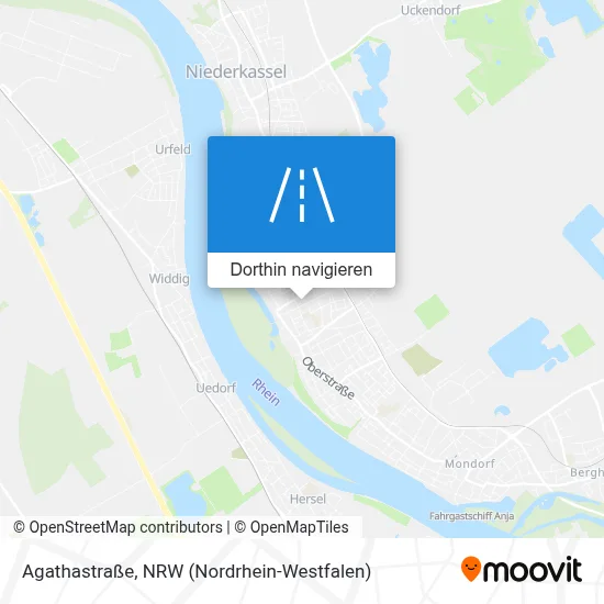 Agathastraße Karte