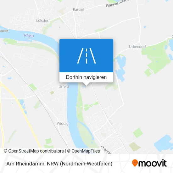 Am Rheindamm Karte