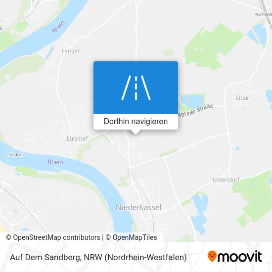 Auf Dem Sandberg Karte