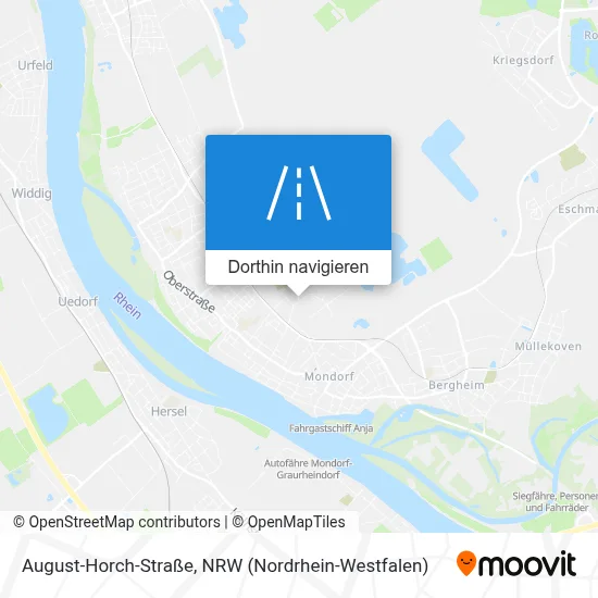 August-Horch-Straße Karte