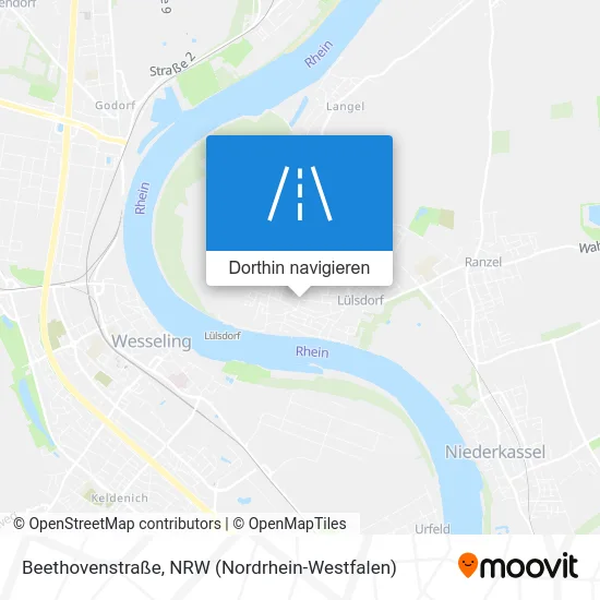 Beethovenstraße Karte