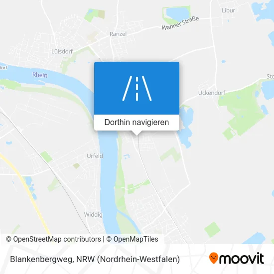 Blankenbergweg Karte