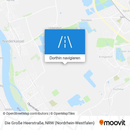 Die Große Heerstraße Karte