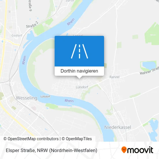 Elsper Straße Karte