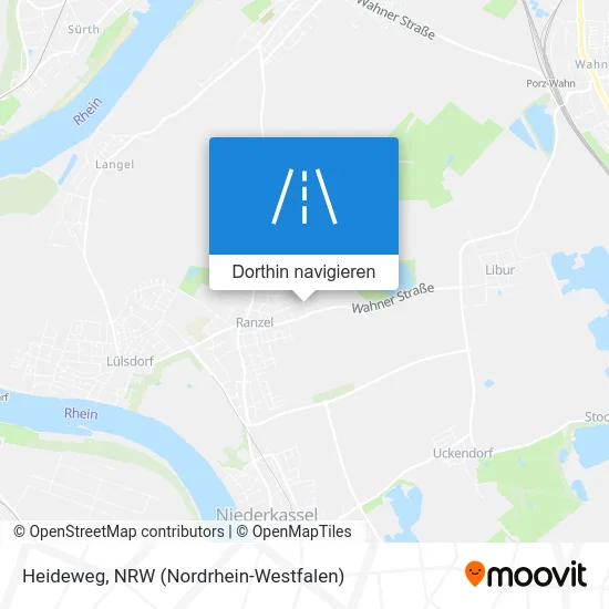 Heideweg Karte