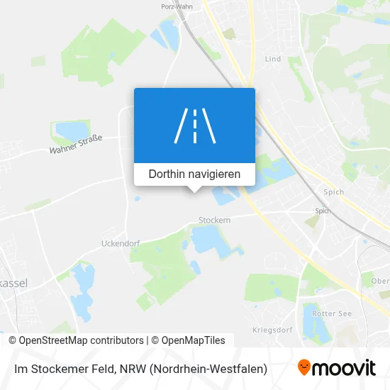 Im Stockemer Feld Karte