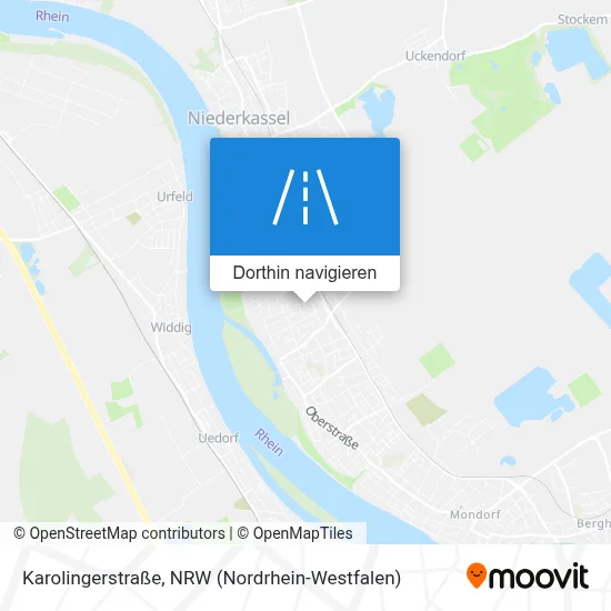 Karolingerstraße Karte