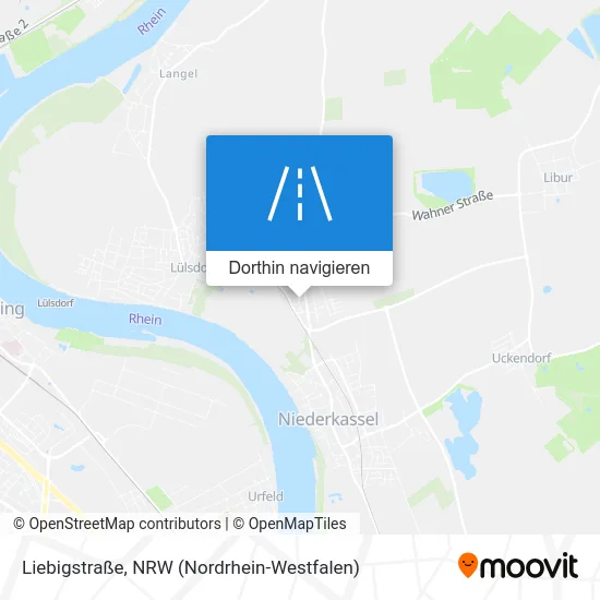 Liebigstraße Karte