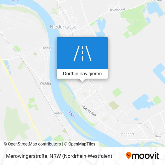 Merowingerstraße Karte