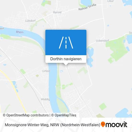 Monsignore-Winter-Weg Karte