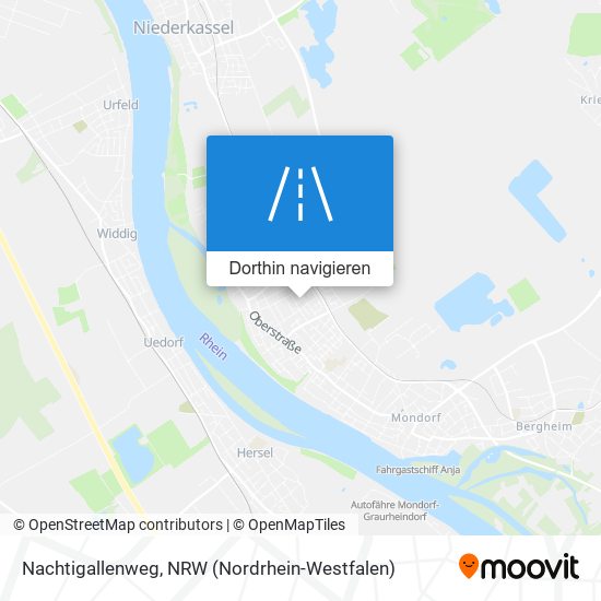 Nachtigallenweg Karte