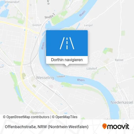 Offenbachstraße Karte