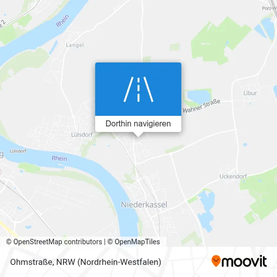 Ohmstraße Karte