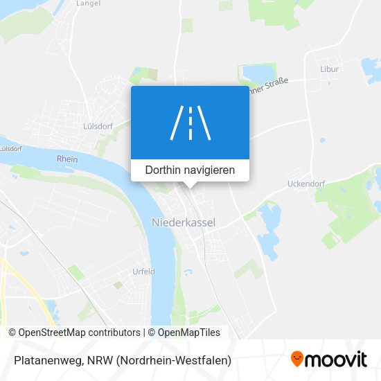 Platanenweg Karte