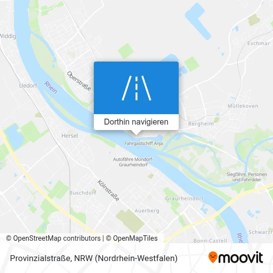 Provinzialstraße Karte