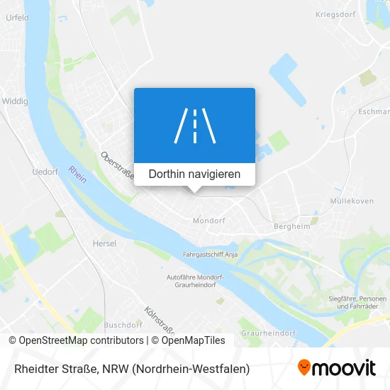 Rheidter Straße Karte