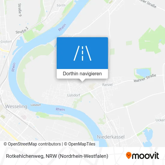 Rotkehlchenweg Karte