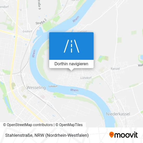 Stahlenstraße Karte