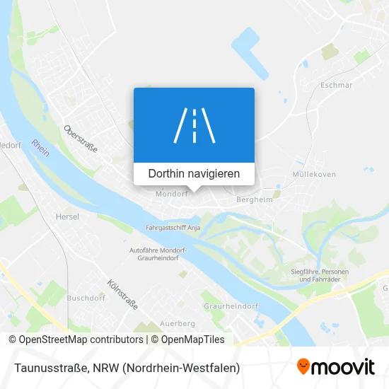 Taunusstraße Karte