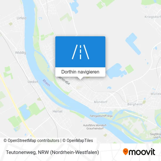 Teutonenweg Karte