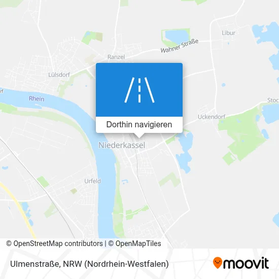Ulmenstraße Karte