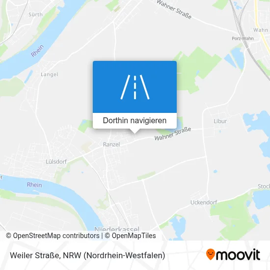 Weiler Straße Karte
