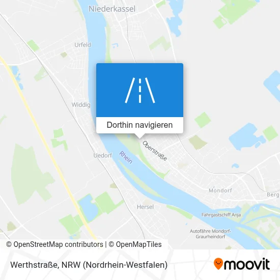 Werthstraße Karte