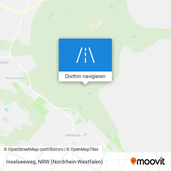 Inselseeweg Karte