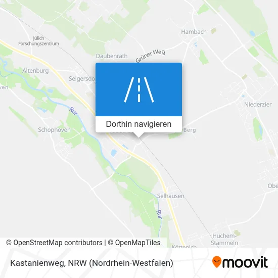 Kastanienweg Karte