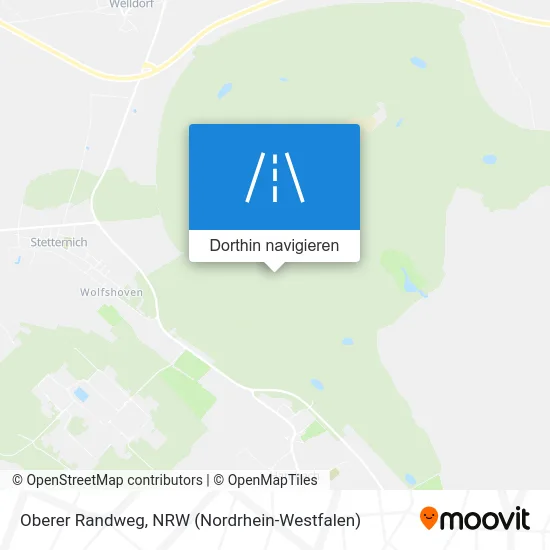 Oberer Randweg Karte