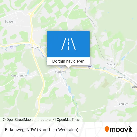 Birkenweg Karte