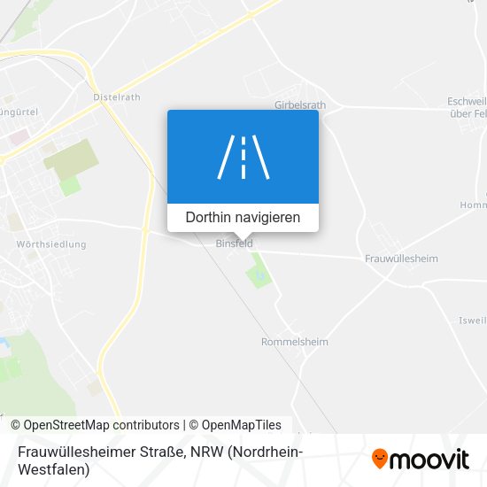Frauwüllesheimer Straße Karte