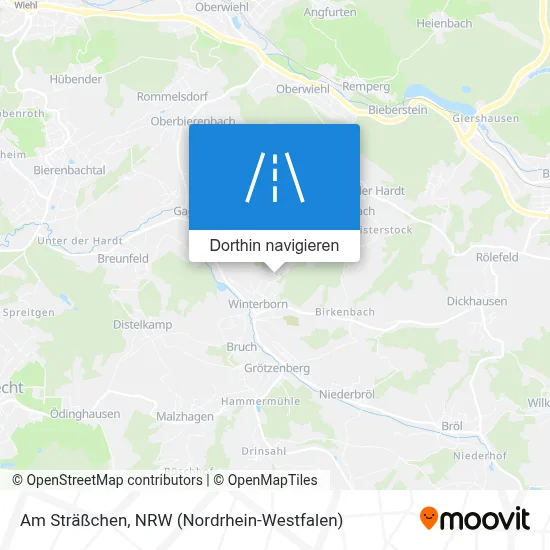 Am Sträßchen Karte