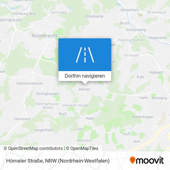 Hömeler Straße Karte