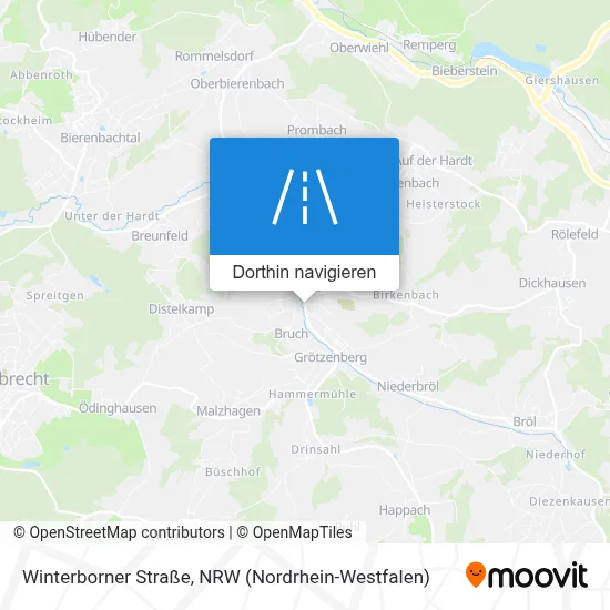 Winterborner Straße Karte