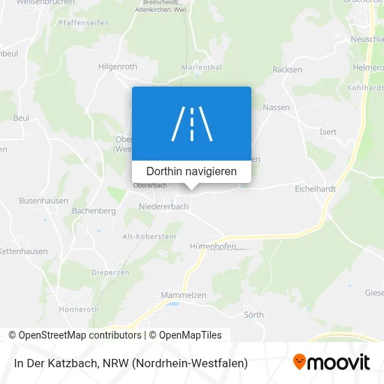 In Der Katzbach Karte