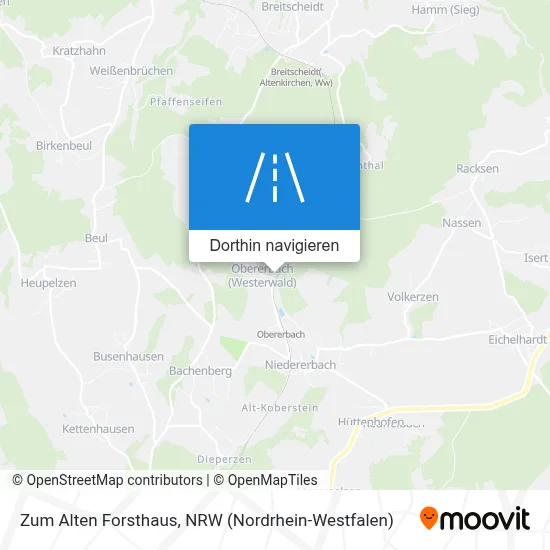 Zum Alten Forsthaus Karte