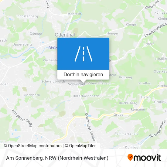 Am Sonnenberg Karte