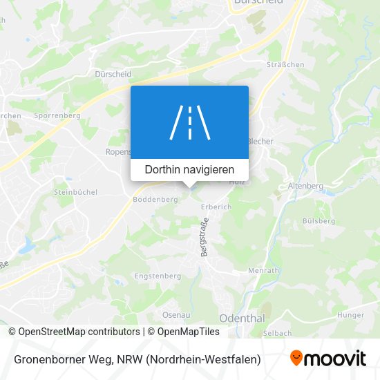 Gronenborner Weg Karte