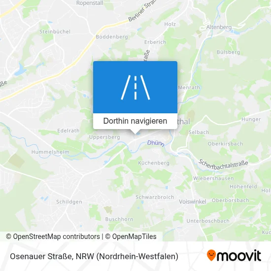 Osenauer Straße Karte