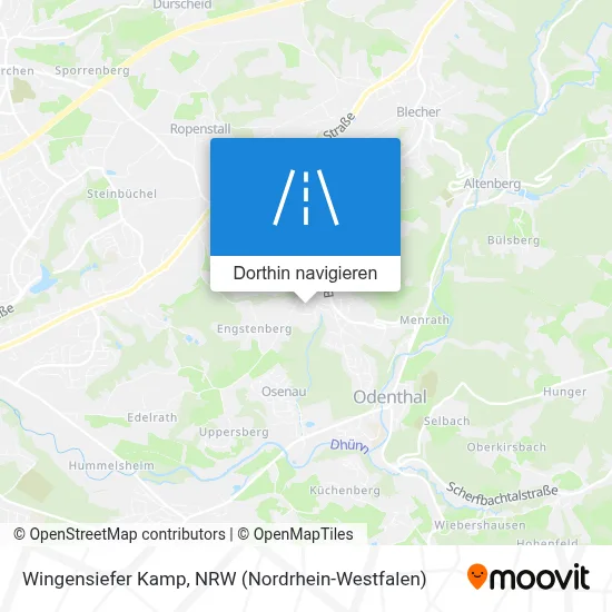 Wingensiefer Kamp Karte