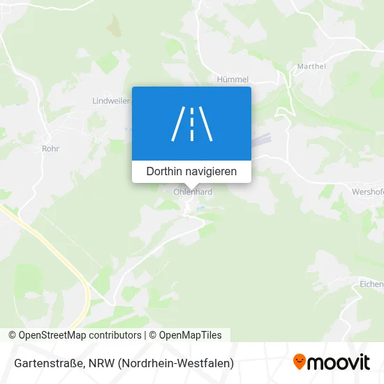 Gartenstraße Karte