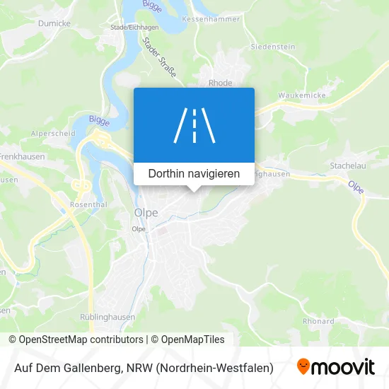 Auf Dem Gallenberg Karte