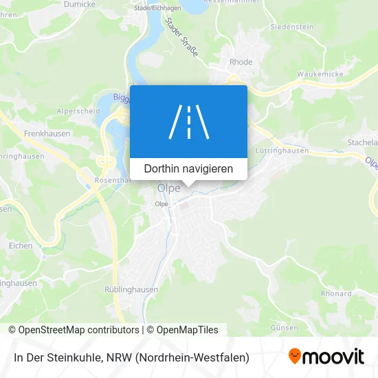 In Der Steinkuhle Karte