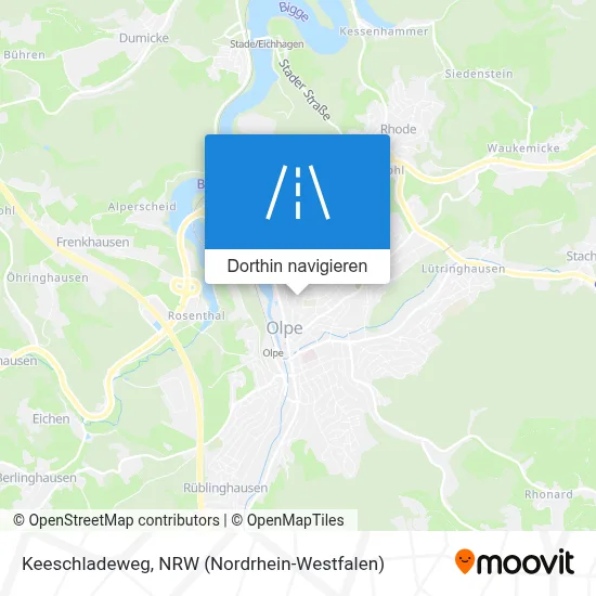 Keeschladeweg Karte