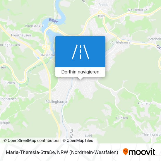 Maria-Theresia-Straße Karte