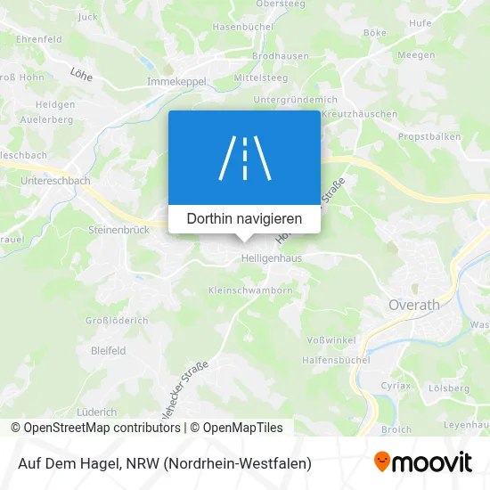 Auf Dem Hagel Karte