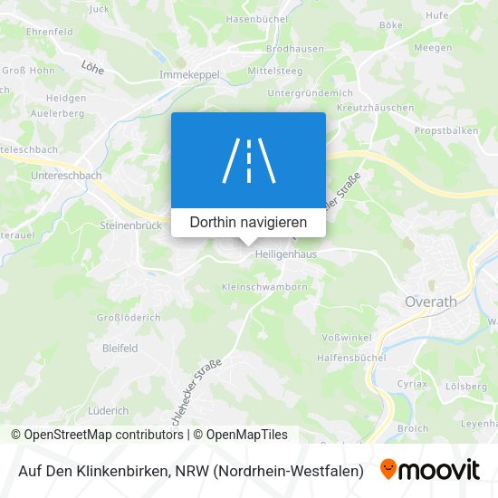 Auf Den Klinkenbirken Karte
