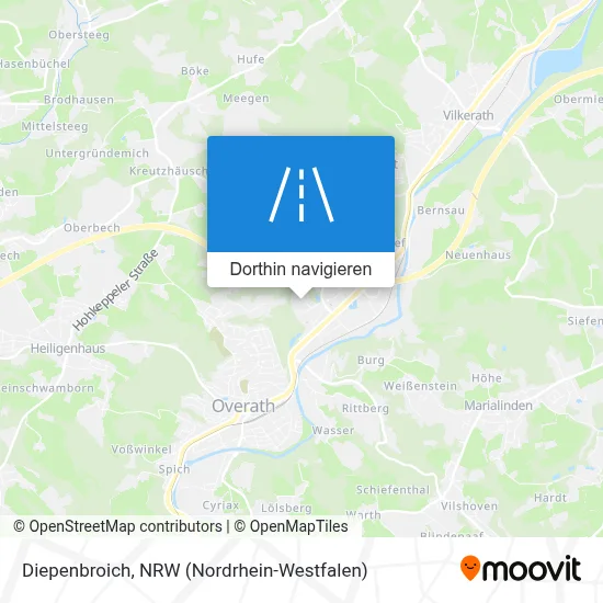 Diepenbroich Karte